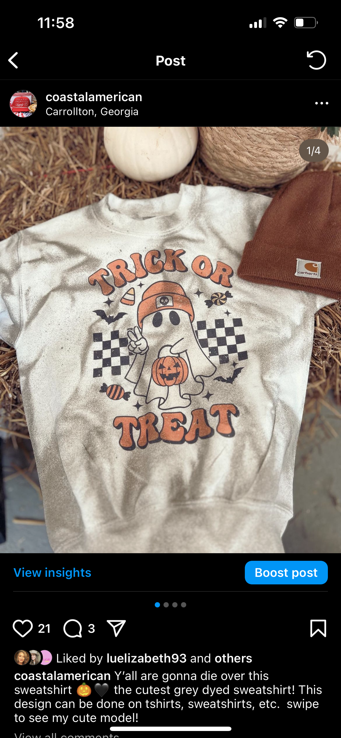 Trick or Treat Sweatshirt