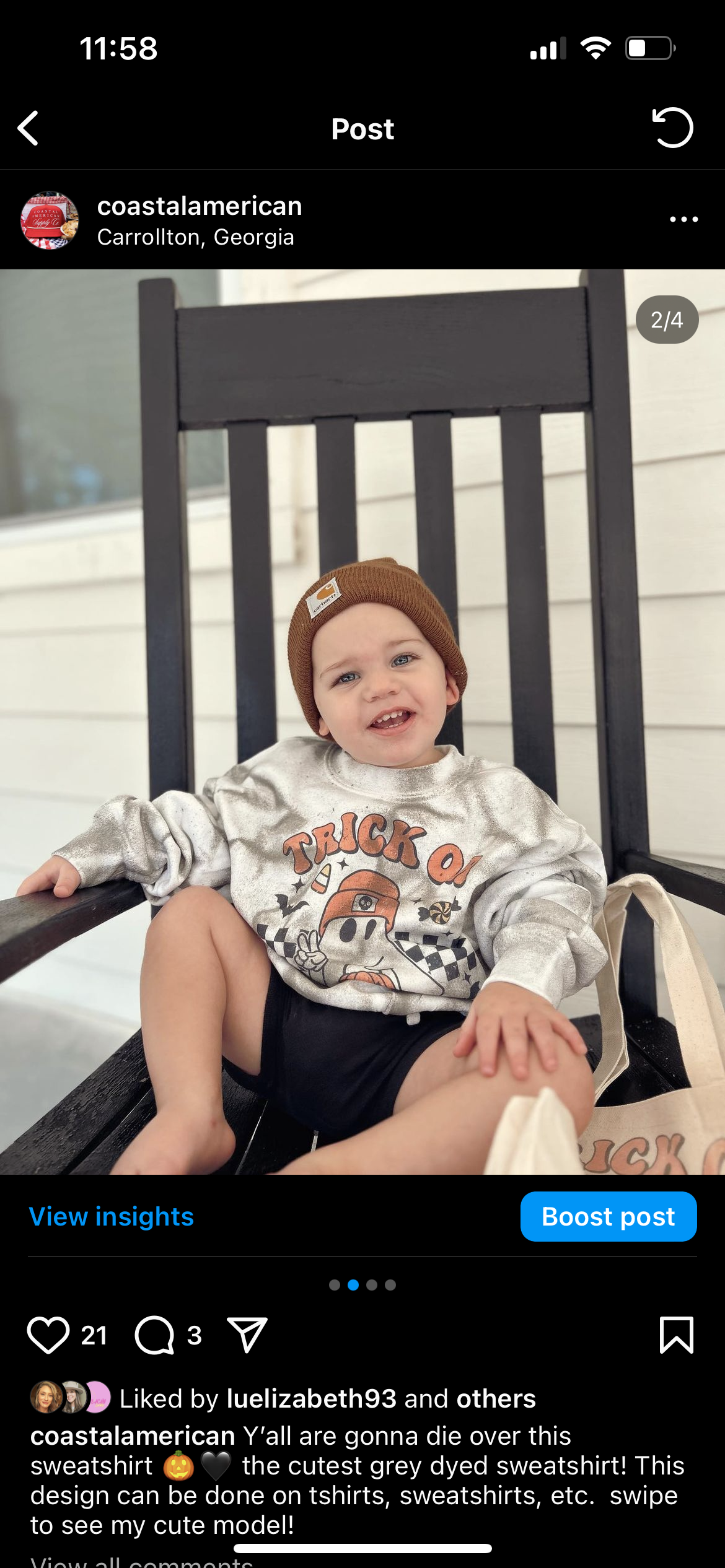 Trick or Treat Sweatshirt