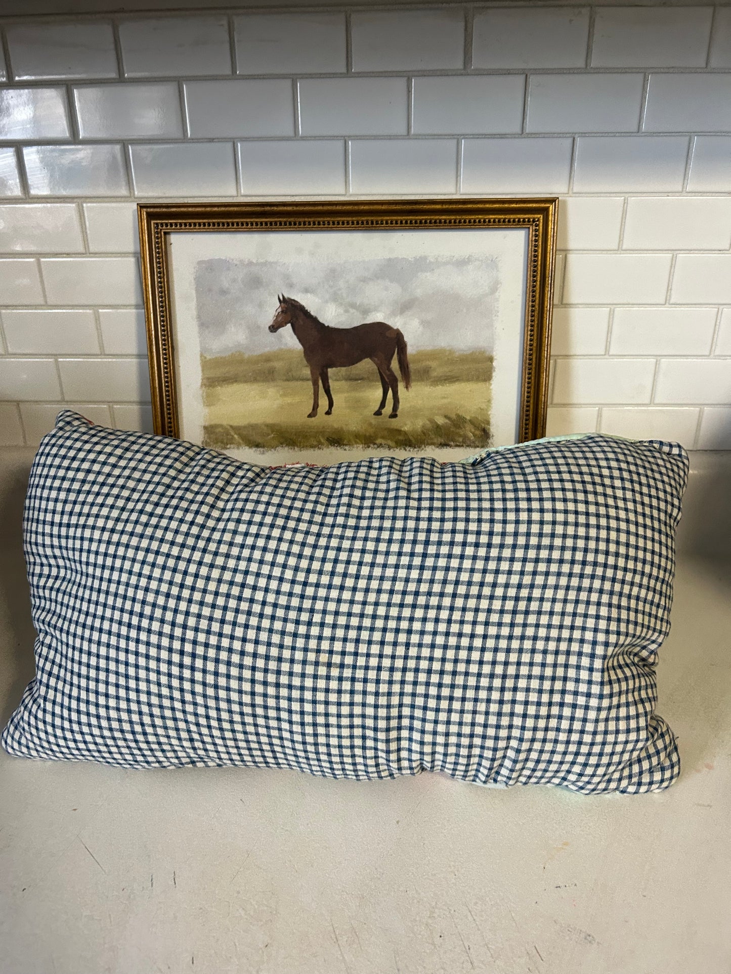 Quilted Patchwork Pillow