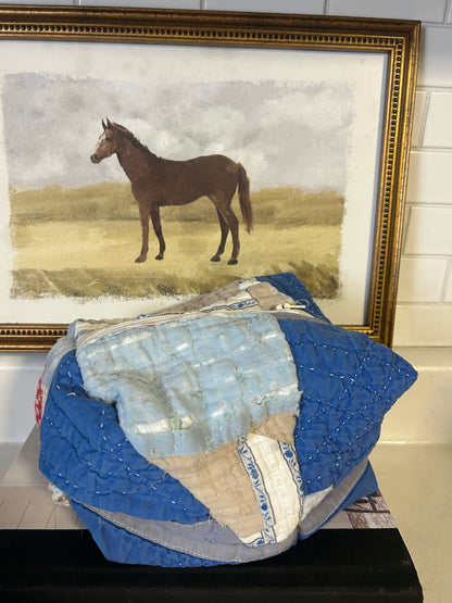 Large Quilted Makeup Bag