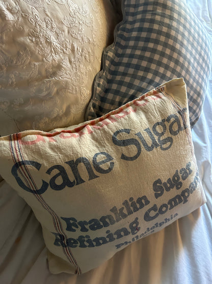 Antique Sugar bag | pillow