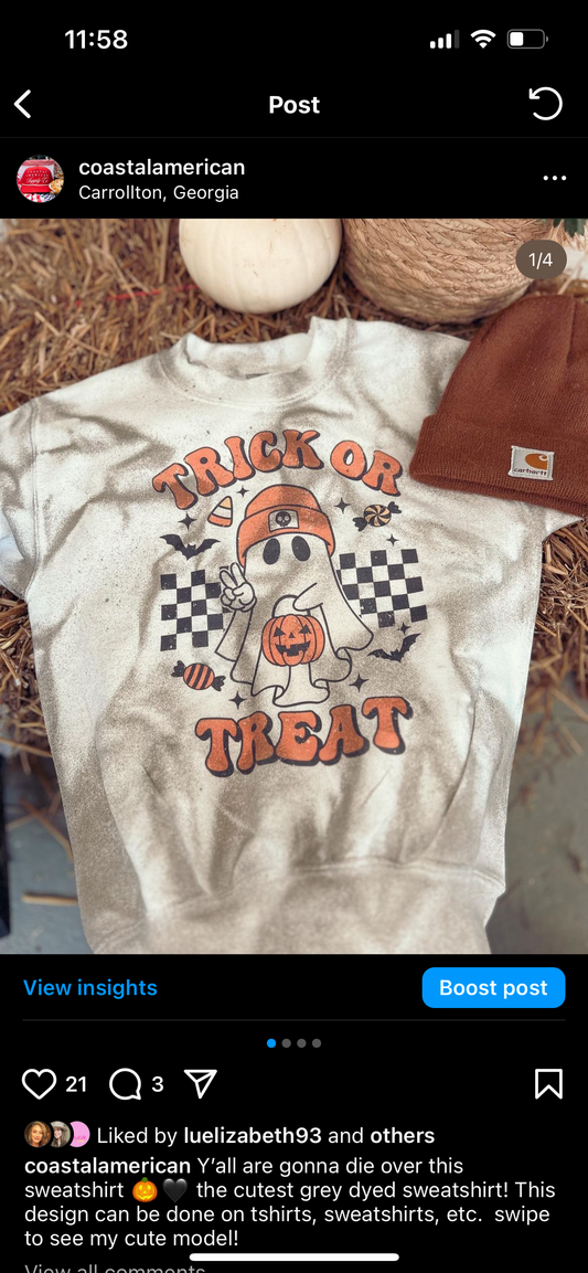 Trick or Treat Sweatshirt