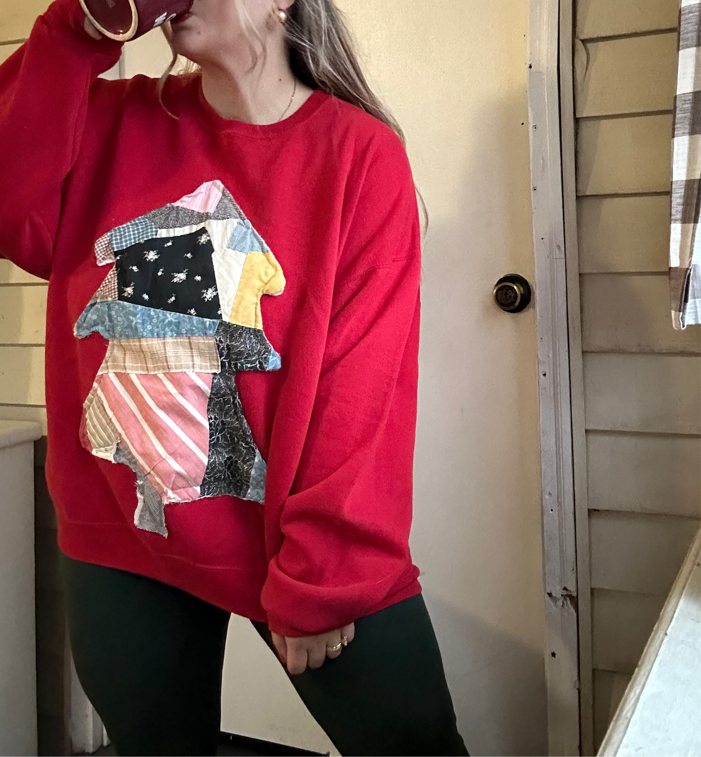 Antique Patchwork Sweatshirt