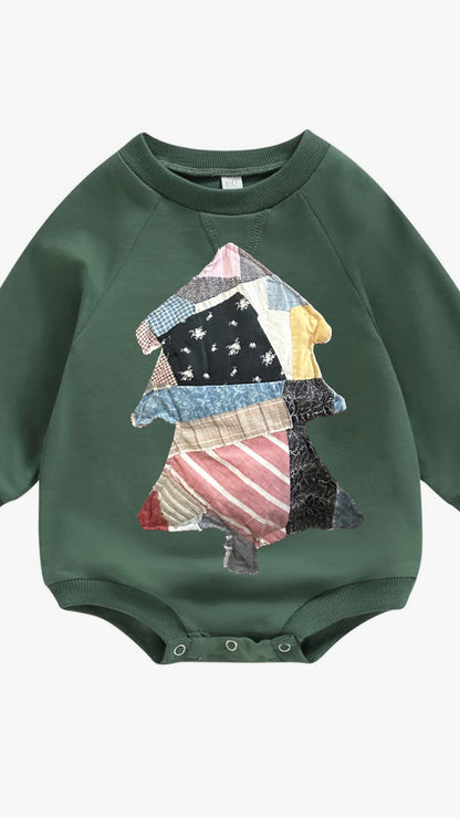 Infant/Toddler Merry quilted Crewneck