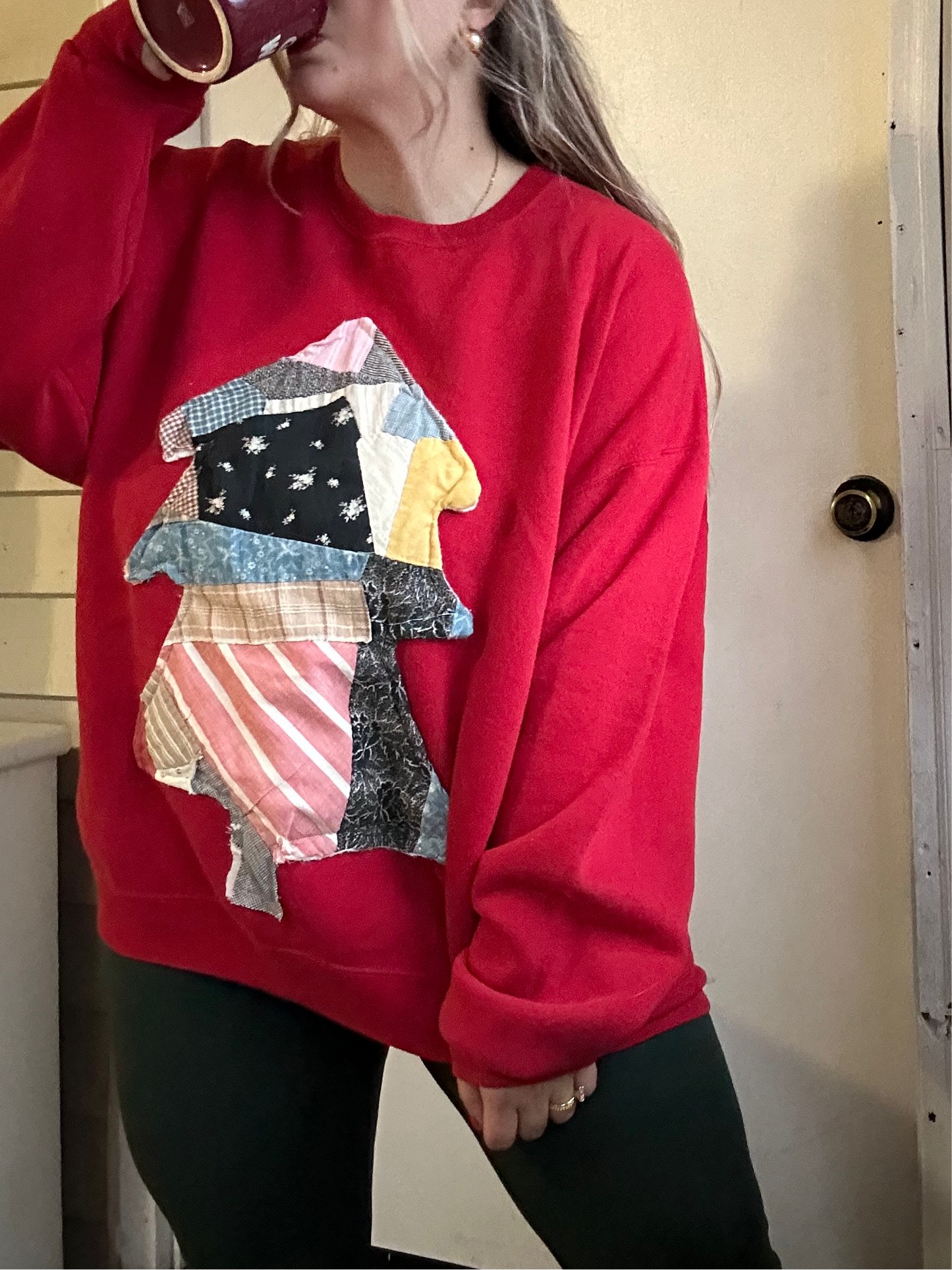 Antique Patchwork Sweatshirt