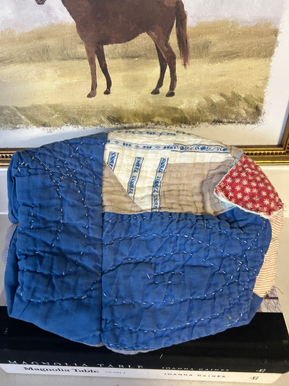 Large Quilted Makeup Bag