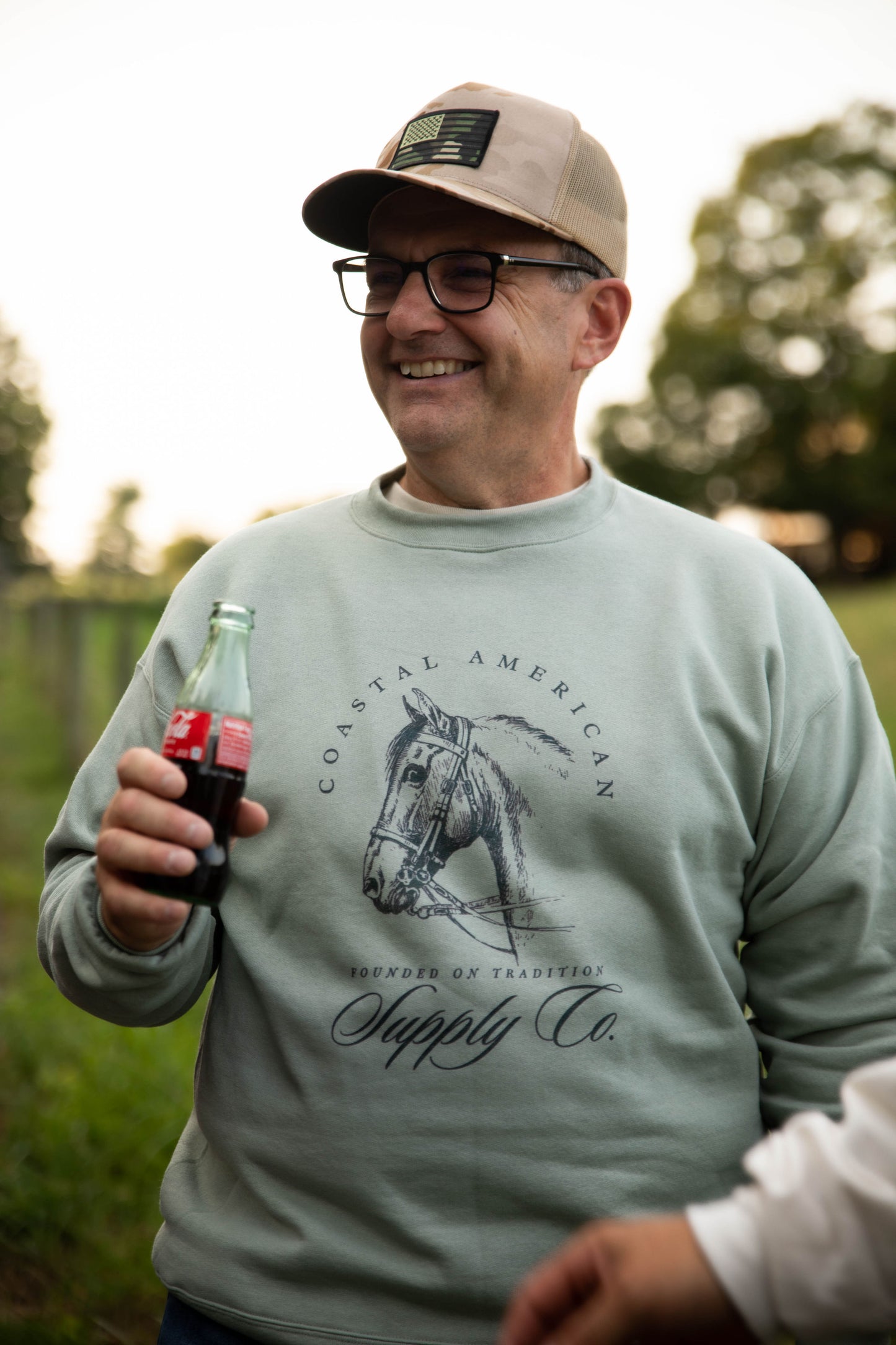 Coastal American Horse Sweatshirt