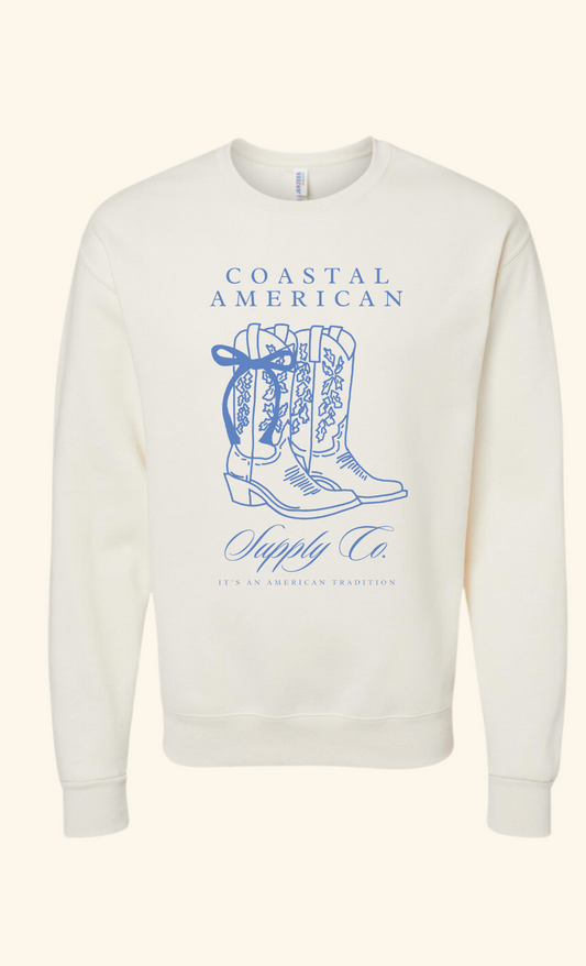 The Coastal Cowgirl Crewneck