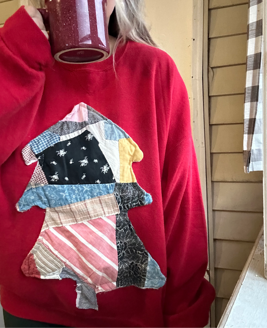 Antique Patchwork Sweatshirt