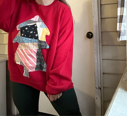 Antique Patchwork Sweatshirt